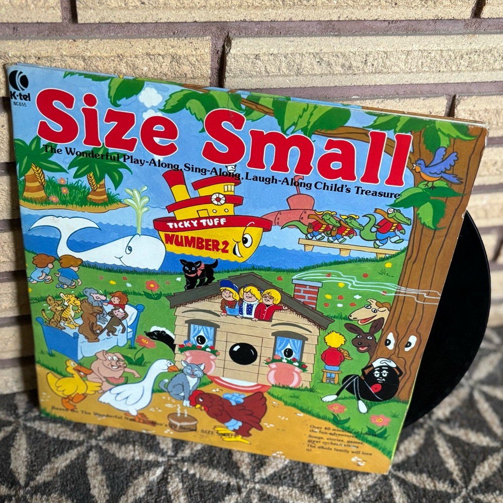 80's K-Tel "Size Small Number 2" Record - 80's Children's Album - Canadian Album